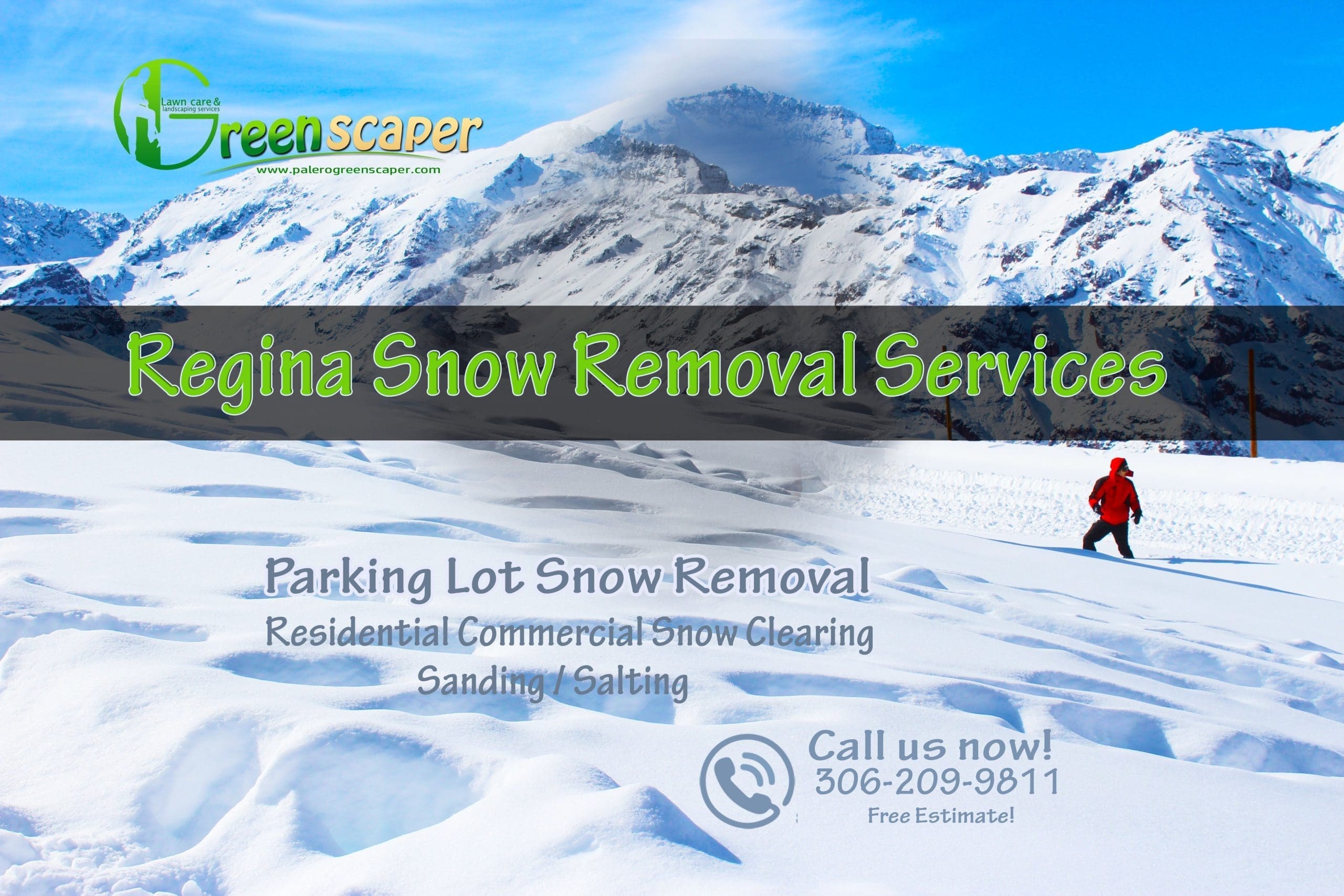 Parking lot snow removal service in Regina, SK