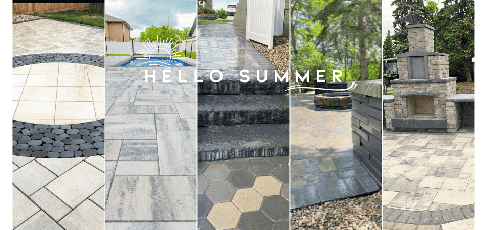 Construction of outdoor living Outdoor living space