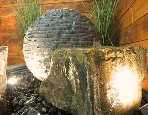 Water Features landscape installation