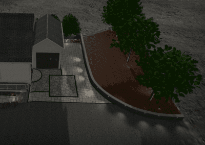 Full landscape design in 3D